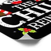 Kerstmis Matching The Chill Rendier Familie Poster (Hoek)
