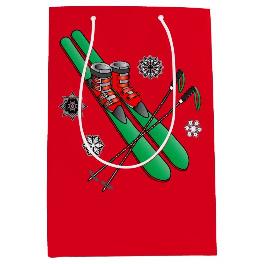 Kerstmis Medium Cadeauzakje (Voorkant)