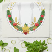 Kerstmis Merry & Bright Theedoek (Gevouwen)