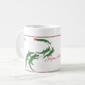 Kerstmis met Alligators Koffiemok (Voorkant links)