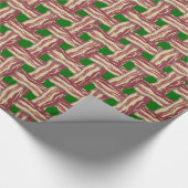 Kerstmis met Bacon Cadeaupapier (Hoek)