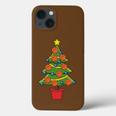 Kerstmis met Basketball Case-Mate iPhone Case (Achterkant)