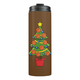 Kerstmis met Basketball Thermosbeker