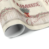 Kerstmis met Berries en Garlands Cadeaupapier (Rol Hoek)