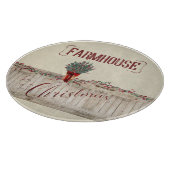 Kerstmis met Berries en Garlands Snijplank (Hoek)