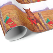 Kerstmis met boog en uitzetting cadeaupapier (Rol Hoek)