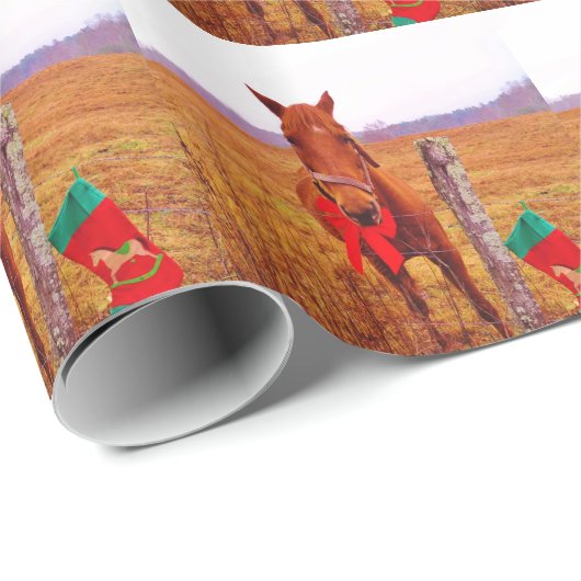 Kerstmis met boog en uitzetting cadeaupapier (Rol Hoek)