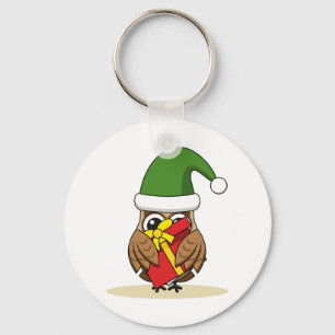 Kerstmis met Cadeau Sleutelhanger