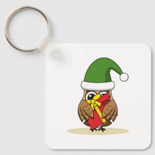 Kerstmis met Cadeau Sleutelhanger