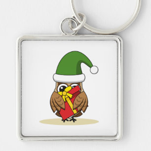 Kerstmis met Cadeau Sleutelhanger