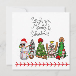 Kerstmis met cadeaus en bal feestdagenkaart