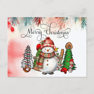 Kerstmis met cadeaus en bal feestdagenkaart