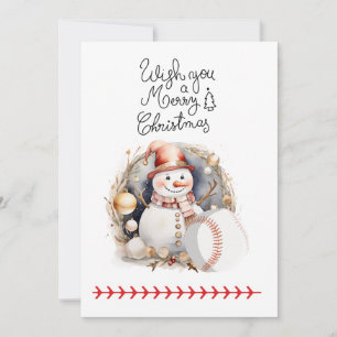 Kerstmis met cadeaus en bal feestdagenkaart