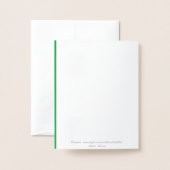 Kerstmis met cadeautjes folie kaarten (Met envelop)