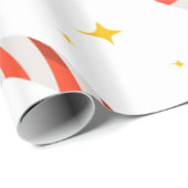 Kerstmis met Canes Holiday Cadeaupapier (Rol Hoek)