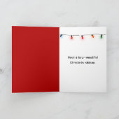 Kerstmis met Chocolade Lab Kaart (Binnen)