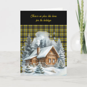 Kerstmis met Cornish Schotse Clan Tartan Feestdagen Kaart