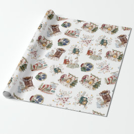 kerstmis met Cozy Little One op Home Gift Cadeaupapier