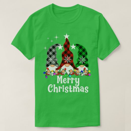 Kerstmis met de buffelbout van de kerstboom t-shirt (Design voorkant)
