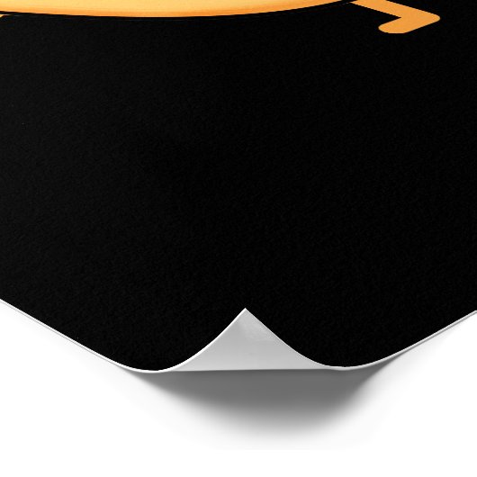 Kerstmis met de hap-taart Funny kerstmis Pun Dark Poster (Hoek)