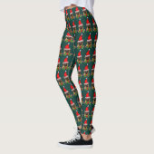 Kerstmis met de kerstbeker leggings (Links)