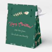 Kerstmis met de kerstman bedankdoosjes (Achterkant)