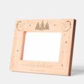 Kerstmis met de kerstman gegraveerde lijstjes (Links)