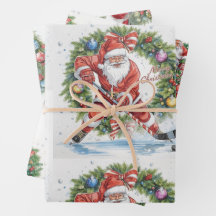 Kerstmis met de Kerstman hockeyen