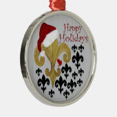 Kerstmis met de kerstmis metalen ornament (Rechts)