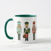 Kerstmis met de voedingskrakers mok (Links)