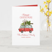 Kerstmis met de... waterverf van kaart (Gele Bloem)