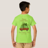 Kerstmis met de... waterverf van t-shirt (Achterkant volledig)