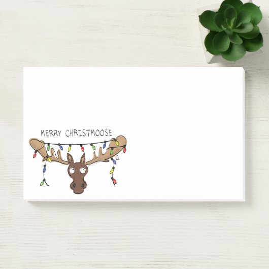 Kerstmis met een grappige feestdag post-it® notes (Kantoor)