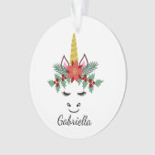 Kerstmis met een oelashes-ornament ornament (voorkant)