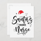 Kerstmis met favoriete zuster aankondigingskaart (Voorkant / Achterkant)