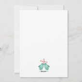 Kerstmis met feestdag feestdagenkaart (Achterkant)