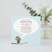 Kerstmis met feestdagen kaart (Staand voorkant)