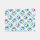 Kerstmis met Fleece Blanket (Voorkant (Horizontaal))