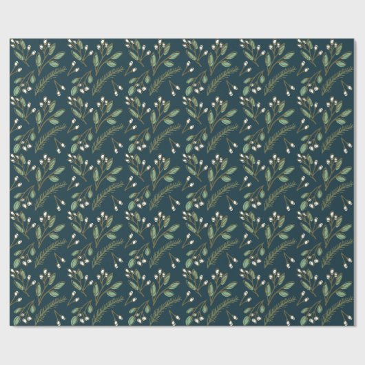 Kerstmis met gebankelde kerst cadeaupapier (Vlak)