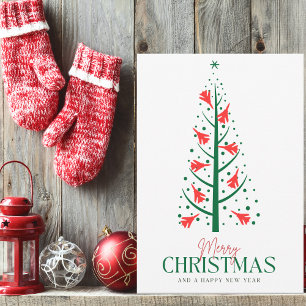Kerstmis met gevechtsvliegtuigen, minimalistische feestdagenkaart