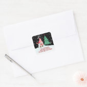 Kerstmis met het label Return Address Label (Envelop)