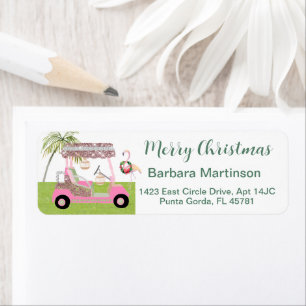 Kerstmis met het thema "Return" Etiket