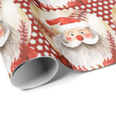 Kerstmis met honkbal met kerstman cadeaupapier (Rol Hoek)