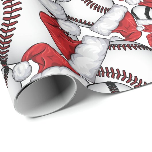 Kerstmis met honkbal, met kerstmis cadeaupapier (Rol Hoek)