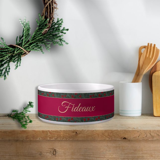 Kerstmis met Hulstbessen Voerbakje (Creator heeft geüpload)