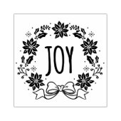 Kerstmis met JOY Rubber Stamp Rubberstempel (Afrduk)