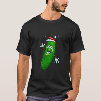 Kerstmis met kaarslicht, vrolijk dansende dill pic t-shirt