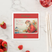 Kerstmis met kerst servetten (Insitu)