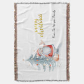 Kerstmis met kerstboom deken (Voorkant Verticaal)