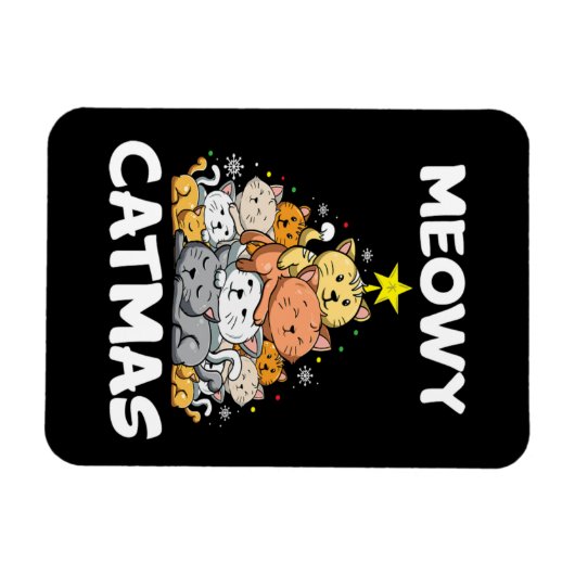 Kerstmis met kerstcadeau met lafond magneet (Horizontaal)